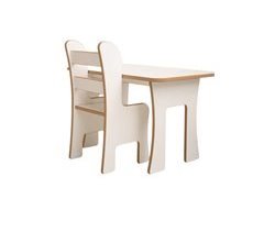 Mesa y silla infantil 80x50