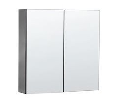 Beliani Mueble de baño con espejo NAVARRA 60
