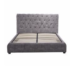 Cama BELMOND 160x200cm color gris