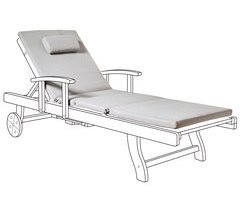 Beliani Cojín de asiento TOSCANA/JAVA/AMANTEA PREMIUM 58x189