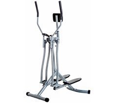 Bicicleta Elíptica Acero, ABS HOMCOM, deportes y ocio - fitness