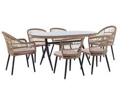 Beliani Conjunto de comedor ALIANO