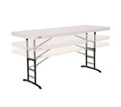 Mesa plegable ajustable en altura Lifetime 183x76