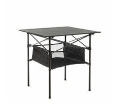 Mesa de Camping Plegable con Cesta y Funda