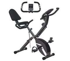 Bicicleta Estática Plegable Acero, ABS SPORTNOW