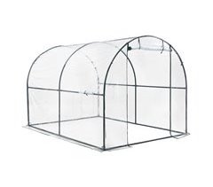 Invernadero túnel de jardín Grünwald acero PVC