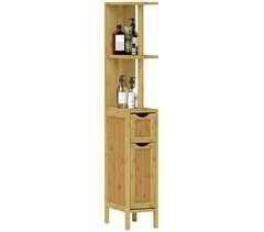 Columna de Baño Bambú, MDF HOMCOM, hogar - baño