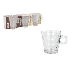 Set tazas café LIMA DIAMANTE 3 piezas 80cl 