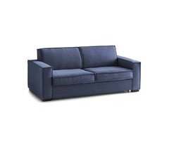 Sofá fixo de 2 lugares em tecido