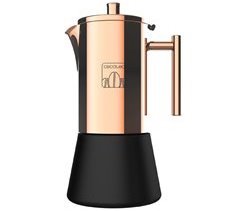 Cecotec Cafetera italiana Cafetera Moka De Acero Inoxidable Cumbi