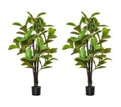 Plantas Artificiales PE, PEVA HOMCOM, hogar - decoración