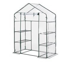 Invernadero de jardín Hoorn acero plástico de PVC