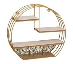 WELL HOME - Estanteria Pared Madera Metal