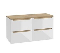 Mueble bajo lavabo 4 cajones encimera Livia