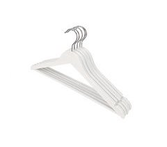 Set 8 perchas de madera 44,5x1,2x23cm