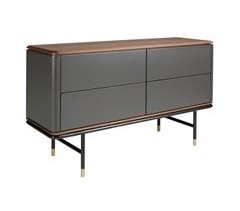 Cómoda madera, acero 7172