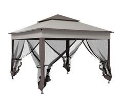 Carpa Plegable Metal, Poliéster Outsunny