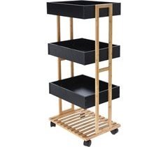 Well Home Carro de almacenamiento en Bambú