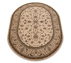 Alfombra de lana OMEGA oval ARIES flores 170x235
