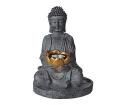 WELL HOME - Luz solar de Buda en polystone