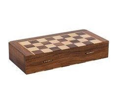 Ajedrez magnético plegable de madera