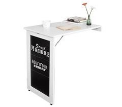 Mesa Plegable de Pared con Pizarra Frontal FWT20-W SoBuy