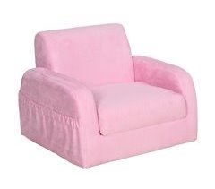 Sillón para Niños Madera, Franela (100% poliéster) y Esponja 47