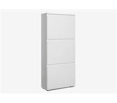 Zapatero 3 trampones SKIPPER 133x58x25cm blanco