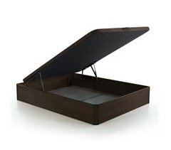 Canape Abatible Descansin | Patas en Madera de Haya Maciza | Reforzado | Gran Almacenaje