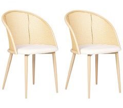 Beliani Silla de comedor CORNELL