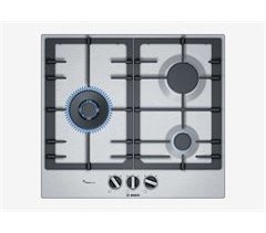 Placa de gas BOSCH PCC6A5B90 3 zonas 59cm acero