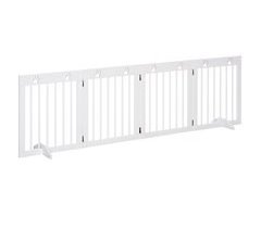 Barrera de Seguridad para Perros Madera de Pino PawHut
