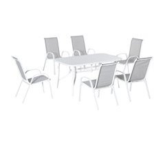 Muebles de Jardín Metal, Textilene Outsunny