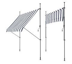 Toldo articulado barras telescópicas 300x120