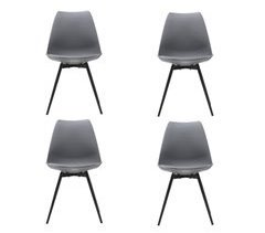 Pack de 4 sillas de cocina MAEVA 