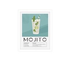 Cuadro deco art MOJITO 24x30cm marca MARCOMUEBLE 