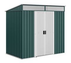 Caseta de Jardín Acero Galvanizado Outsunny