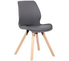Silla de salón Luna con asiento acolchado