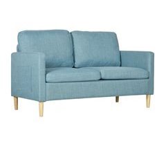 Sofá Doble Poliéster, Espuma, Acero, Madera de Haya HOMCOM