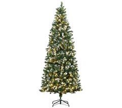 Árbol de Navidad Acero, plástico HOMCOM, hogar - decoración