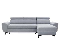 Chaise longue WESLEY reversible 3 plazas gris claro