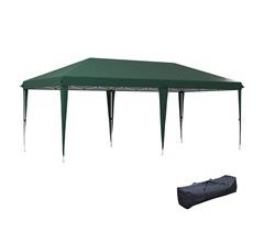 Carpa Plegable Acero, Tela Oxford Outsunny, terraza y jardín