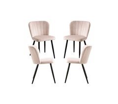 Pack 4 Sillas Luk Terciopelo