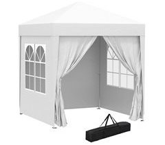 Carpa Plegable Acero y Tela Oxford Outsunny 200x200