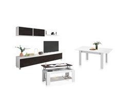 Pack salón con mesa de centro y mesa de comedor Arlet Max 200