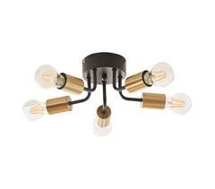 Lámpara de techo Barrow 5 portalámparas E27 metal [lux.pro]