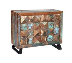 Cómoda exclusiva en madera reciclada  .Giner y Colomer