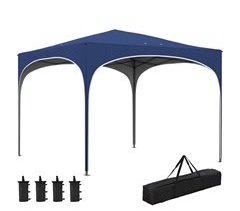 Carpa Plegable Tela Oxford, Acero Outsunny 295x295