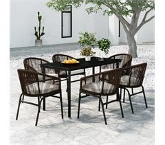 Juego de comedor de jardín