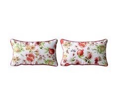 Set de 2 fundas de cojín decorativo 100% algodón MINGRANA